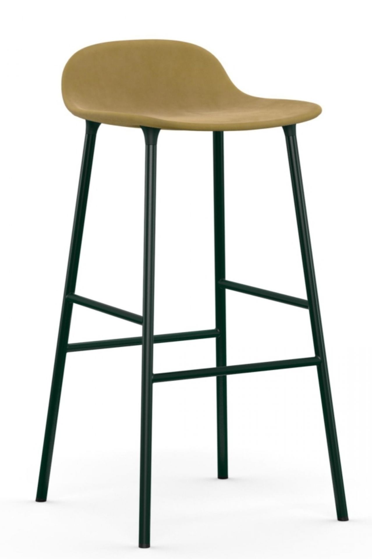 Form Barstool  H 75 cm Steel Upholstered Normann Copenhagen